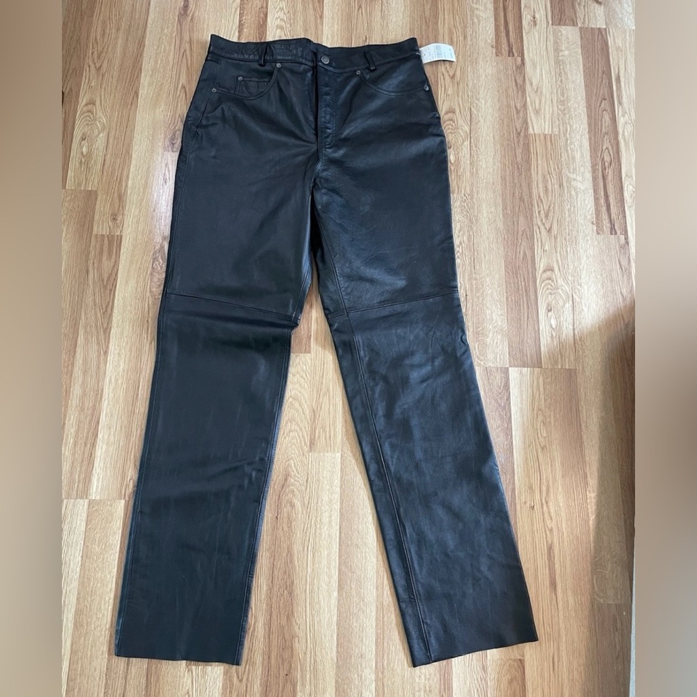 Wilsons Leather Black Leather Trousers